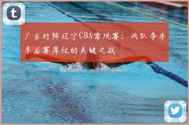 广东对阵辽宁CBA常规赛：两队争夺季后赛席位的关键之战